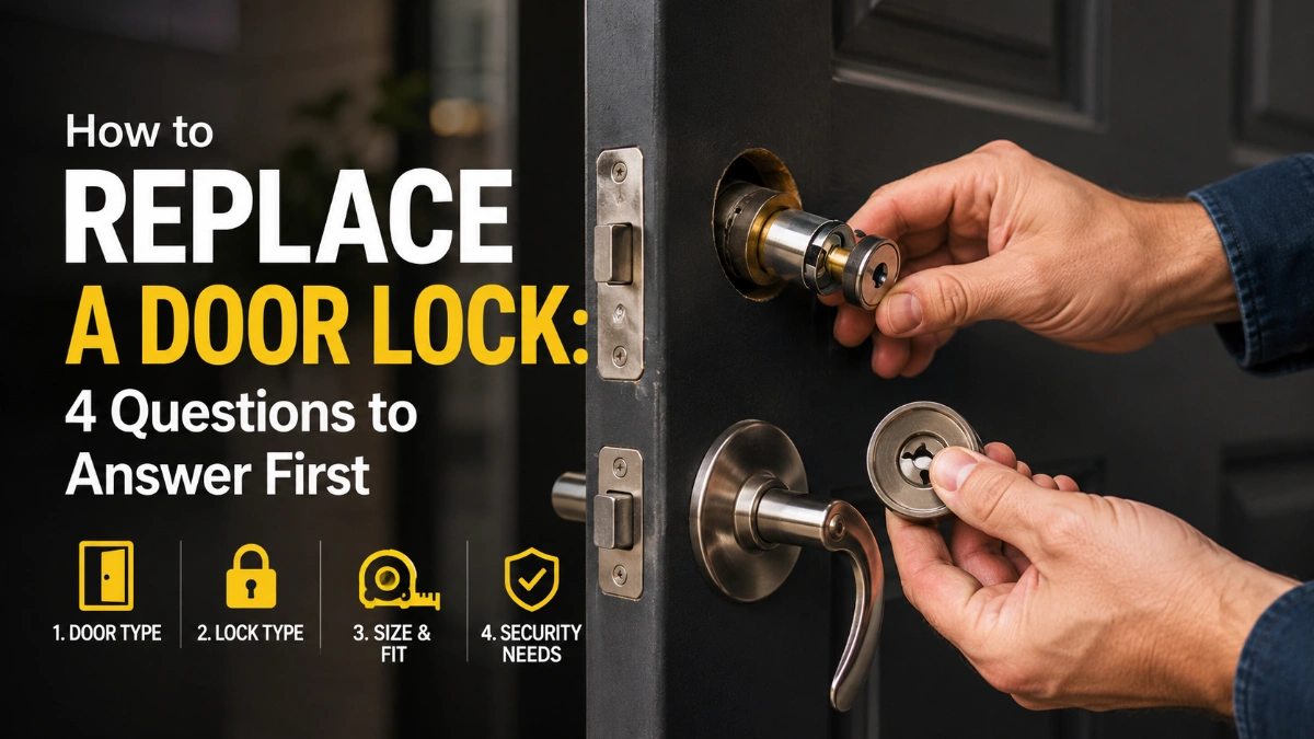 How to Replace a Door Lock