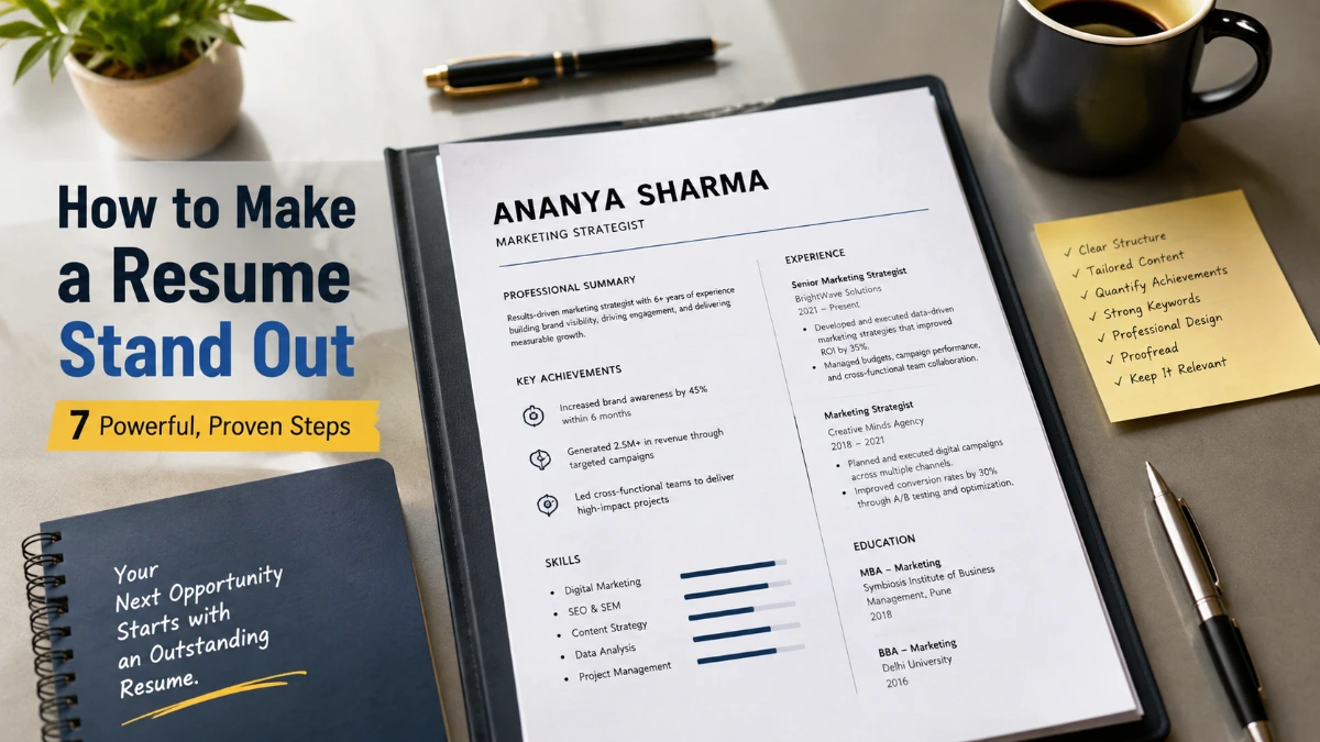 How to make a resume stand out