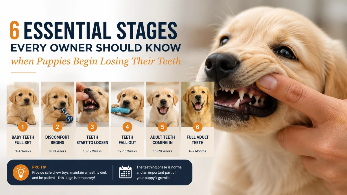 When do puppies start losing their teeth